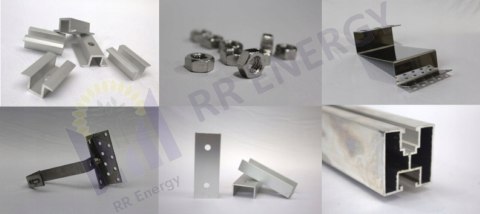 Profil/Mostek trapezowy aluminiowy 70x400 z EPDM Profil/Mostek trapezowy aluminiowy 70x400 z EPDM